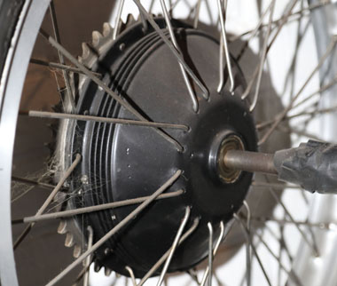 Unusual Conical Rear Hub